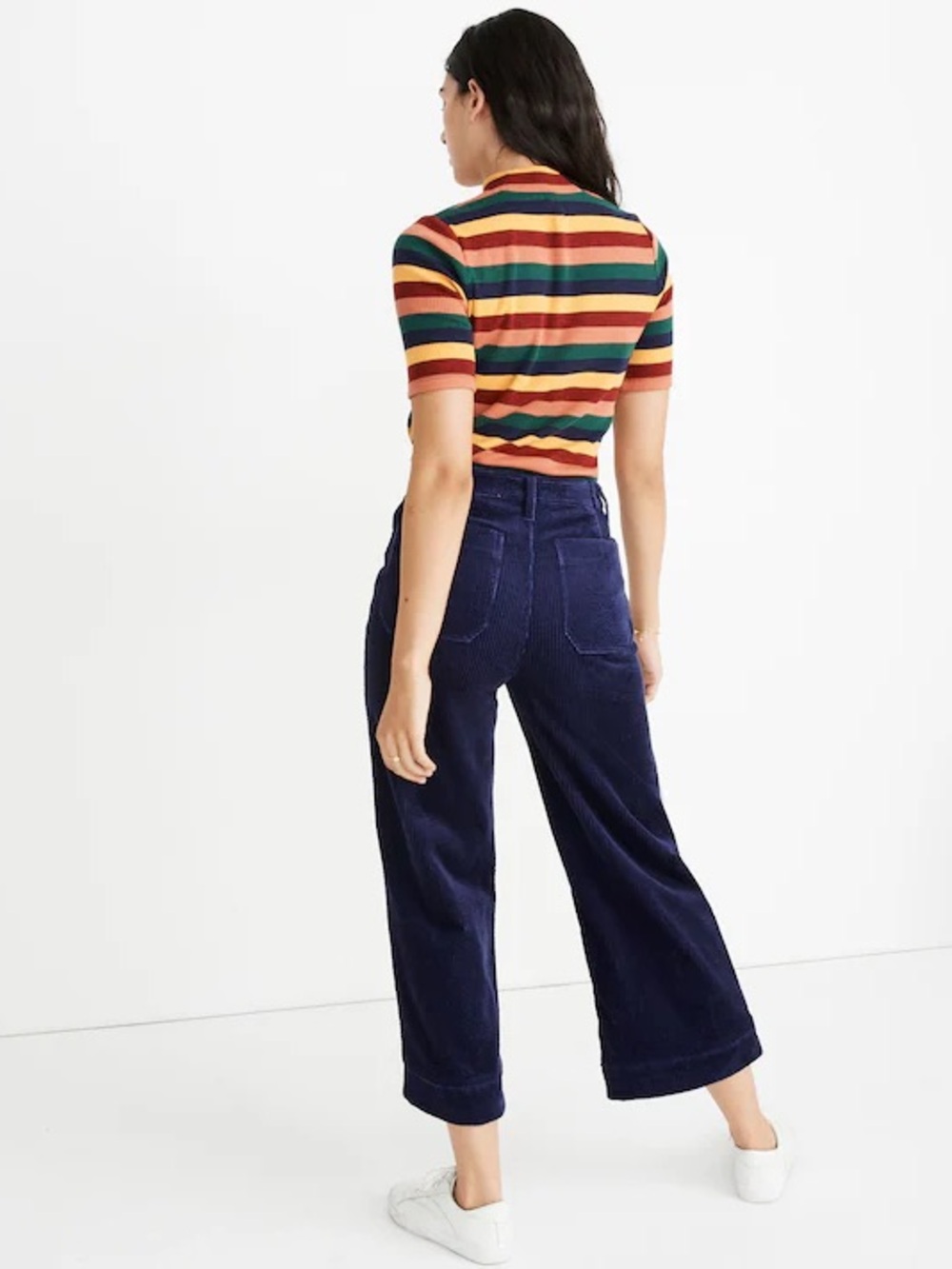 Madewell Emmett Wide-Leg Crop Pants - Picture 3 of 8